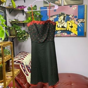 Taboo black and red sleeveless dress size L